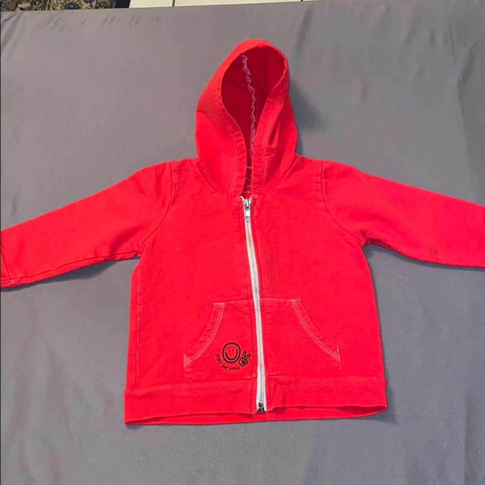Peace Love World Infants Zip-up Hoodie